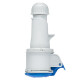 Розетка кабельна IDE MUNDIAL 2P+E 16A 200–250V IP44