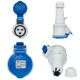 Розетка кабельна IDE MUNDIAL 2P+E 16A 200–250V IP44