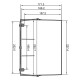 Коробка захисту двигуна IDE 185×246x180, непрозора кришка, IP65-IP67
