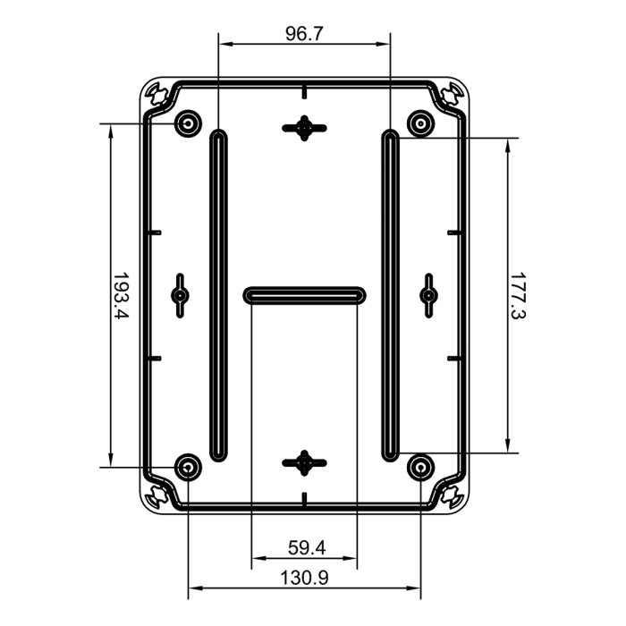 Коробка захисту двигуна IDE 185×246x180, непрозора кришка, IP65-IP67
