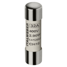 Запобіжник циліндричний Italweber CH10 32A gG 10×38 400V