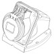 Розетка настінна IDE MUNDIAL 3P+E 16A 380–415V IP44