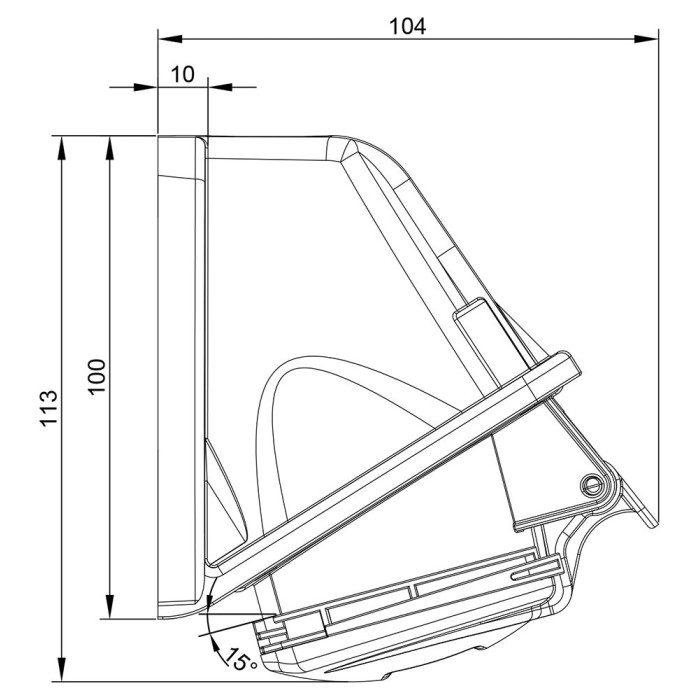 Розетка настінна IDE MUNDIAL 3P+E 16A 380–415V IP44