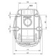 Розетка настінна IDE MUNDIAL 3P+E 16A 380–415V IP44