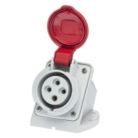 Розетка настінна IDE MUNDIAL 3P+E 16A 380–415V IP44