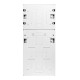 Настінний корпус для сил. розеток IDE з отв STAR 2×12 MOD 688×310x147mm, IP65 з шинами N+PE
