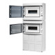 Настінний корпус для сил. розеток IDE з отв STAR 2×12 MOD 688×310x147mm, IP65 з шинами N+PE