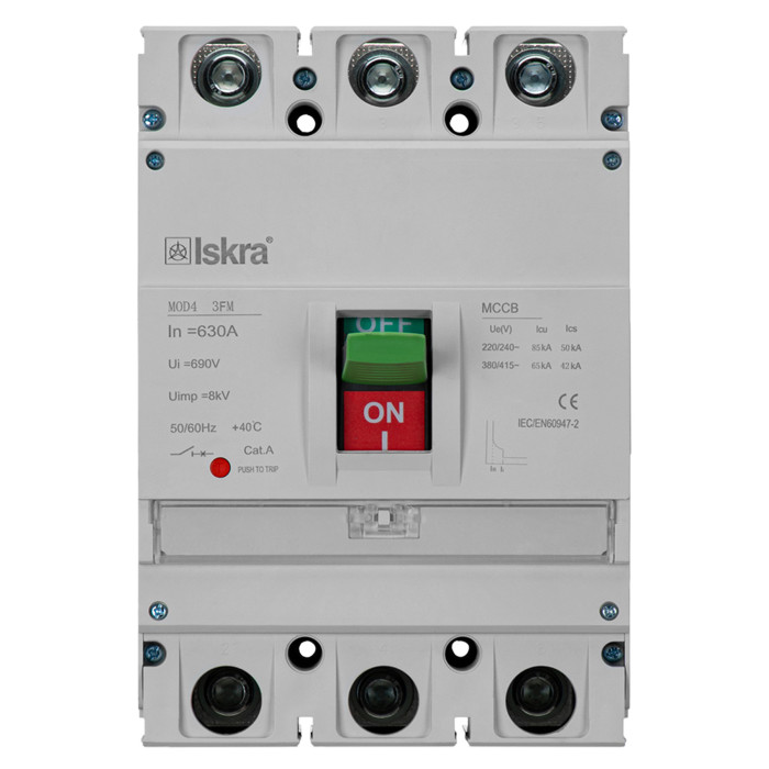 Автоматичний вимикач ISKRA MOD4 3P 630A 65kA