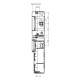 Настінний корпус для сил. розеток IDE STAR 2×18 MOD 728×418x147mm, IP65 з шинами N+PE