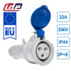 Розетка кабельна IDE MUNDIAL 2P+E 32A 200–250V IP44