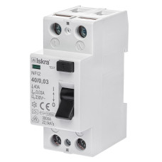 Пристрій захисного відключення ISKRA NFI2 40A 1P+N 0.03A