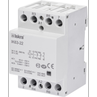 Модульний контактор ISKRA IKA 63A 24V AC/DC 2NO+2NC