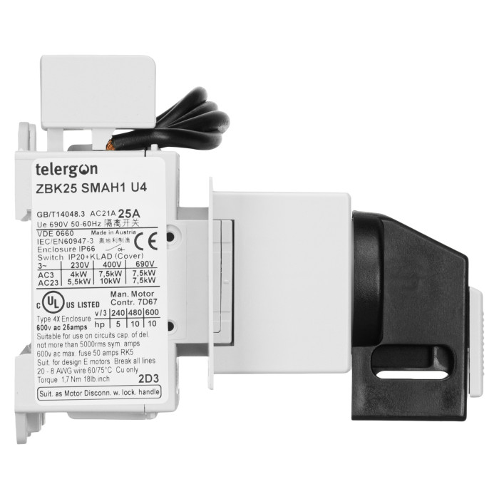 Модульний перемикач навантаження TELERGON ZBK 4P 25A