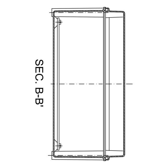 Корпус з подвійною ізоляцією (Class II) IDE, поліестер, 540×360x171mm, IP66