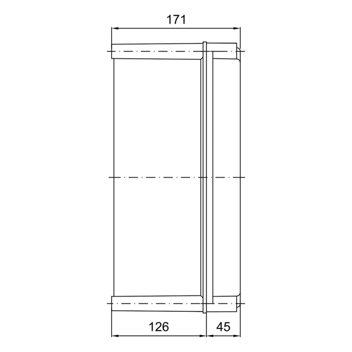 Корпус з подвійною ізоляцією (Class II) IDE, поліестер, 540×360x171mm, IP66
