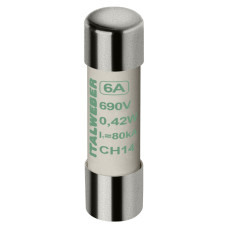 Запобіжник циліндричний Italweber CH14 6A aМ 14×51 690V