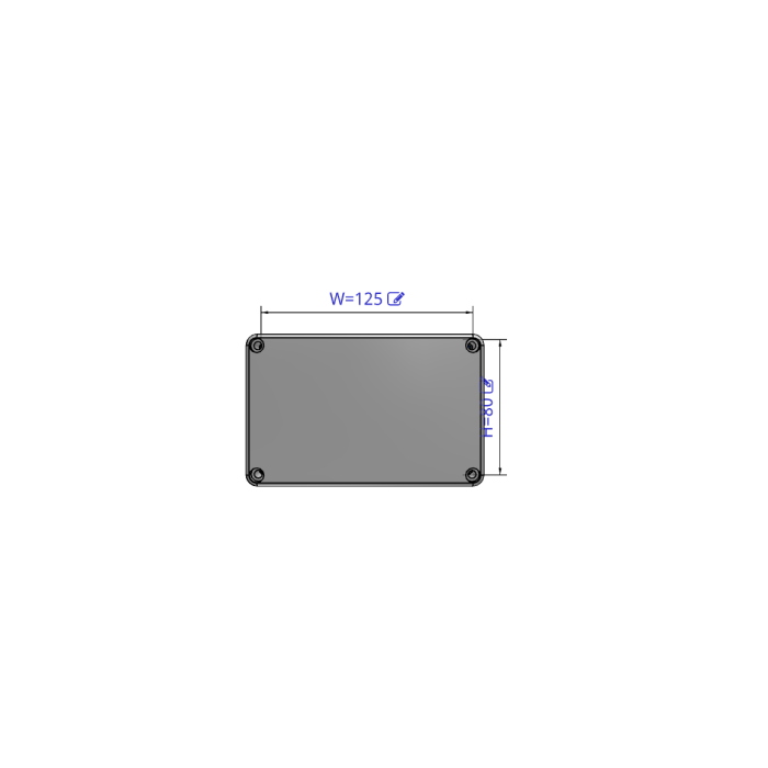 Клемна коробка nVent HOFFMAN HALP алюміній 125×80x57 IP66/76
