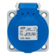 Розетка настінна IDE SCHUKO 2P+E 16A 250V IP54