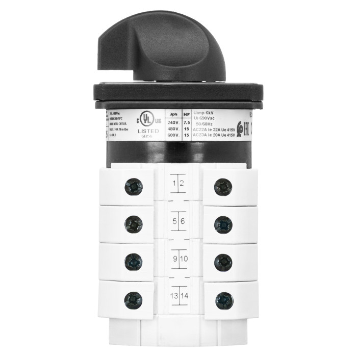 Кулачковий перемикач TELERGON T 4P 32A