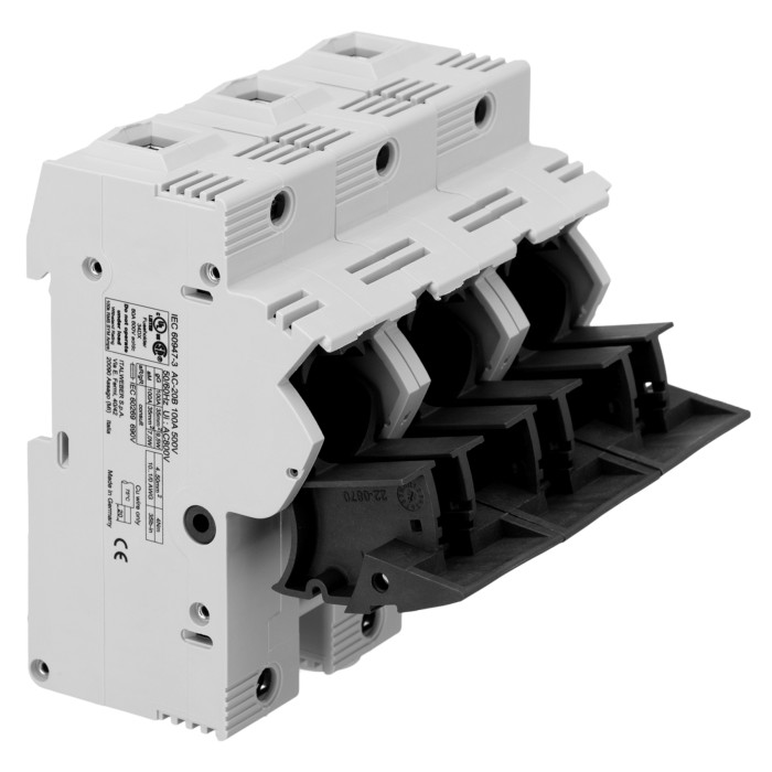 Тримач запобіжників Italweber 3P BCH 22×58 100A 690V АC
