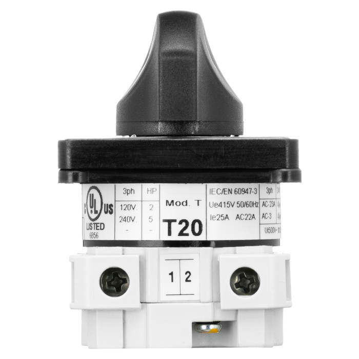 Кулачковий вимикач TELERGON T 2P 25A