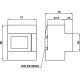 Лічильник FRER на DIN-рейку LCD 3Ф 4-пров. 400V 1-5A MID, RS-486