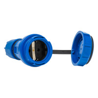 Розетка кабельна IDE SCHUKO 2P+E 16A 250V IP66-68