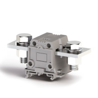 Клема Klemsan AVK 150 B прохідна 150 мм сіра