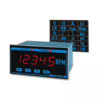 Вольтметр цифровий FRER X98 96×48 20–60 AC/DC ±200мВ