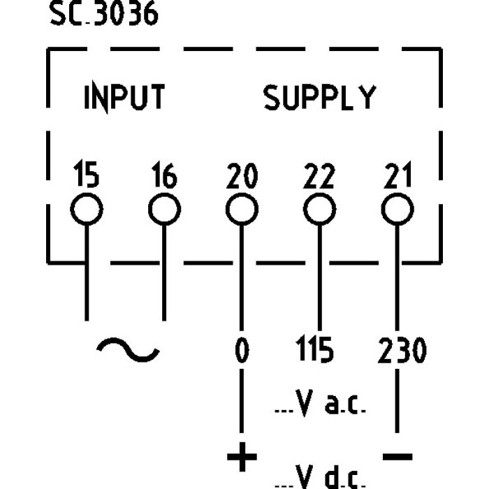 Вольтметр цифровий FRER D72 72×72 115–230 AC 0-600V