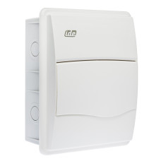 Корпус розподільчий внутр. IDE біле вікно ORO,1×8 модуля 248×210x97, IP40, з шинами N і PE