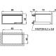 Вольтметр цифровий FRER D98 96×48 115–230 AC 100V