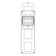 Настінний корпус для сил. розеток IDE з отворами STAR 1×6 MOD 436×142x137mm, IP65, шини N+PE
