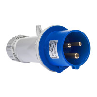 Вилка кабельна IDE MUNDIAL 2P+E 16A 220–250V IP44