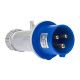 Вилка кабельна IDE MUNDIAL 2P+E 16A 220–250V IP44