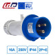 Вилка кабельна IDE MUNDIAL 2P+E 16A 220–250V IP44