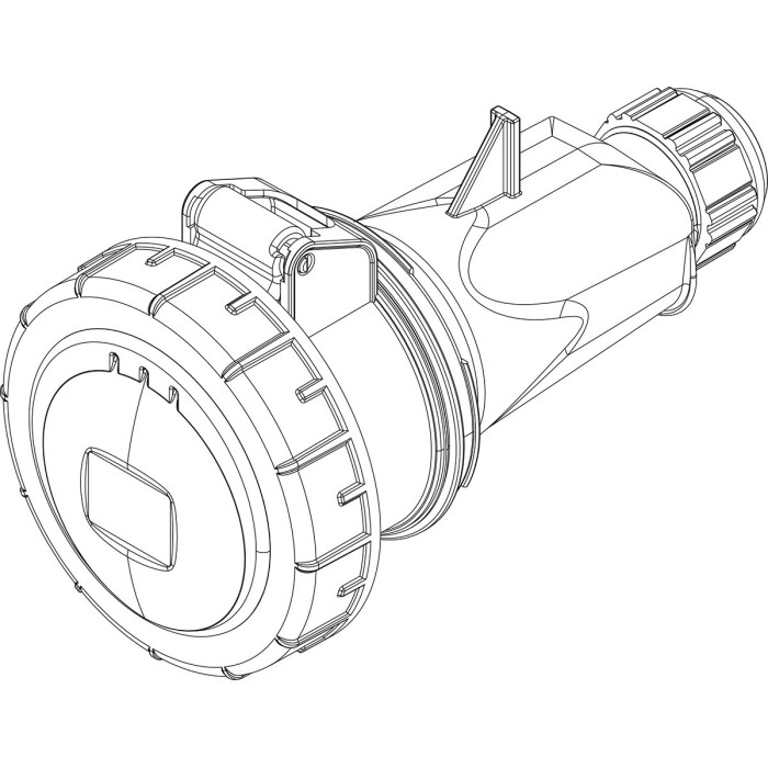 Розетка кабельна IDE MUNDIAL 3P+N+E 16A 200/346–240/415V IP66-67