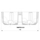 Установча коробка (підрозетник) IDE Domos 2-70mm з гвинтами