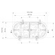Установча коробка (підрозетник) IDE Domos 2-70mm з гвинтами