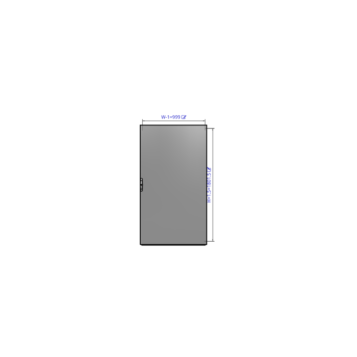 Підлогова шафа nVent HOFFMAN MCS 1800×1000x500 IP55