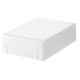Корпус розподільчий IDE GOLD,2×12(24) модулі, пластикові двері, N/PE шина, IP40