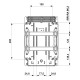 Корпус розподільчий IDE GOLD,2×12(24) модулі, пластикові двері, N/PE шина, IP40