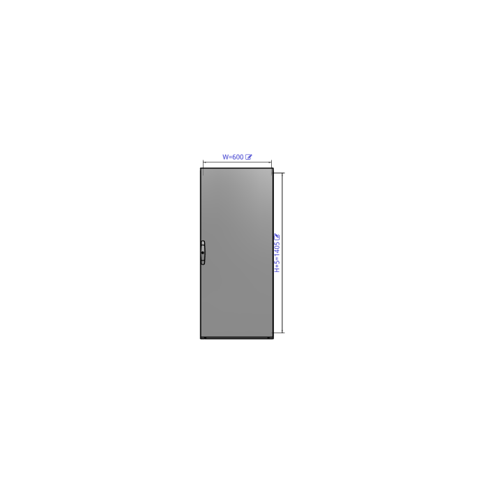 Підлогова шафа nVent HOFFMAN MKS 1400×600x400 IP55