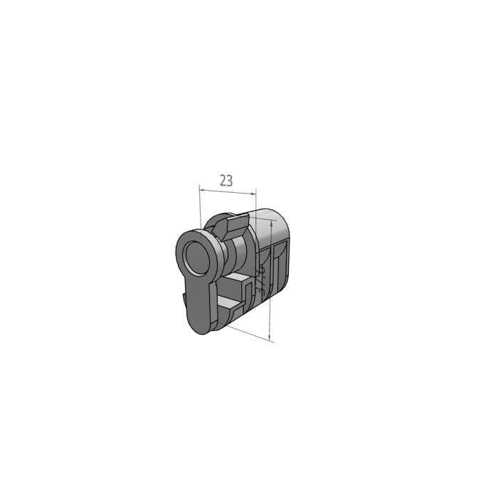 вставка напів-циліндр ключ Роніс 3121E nVent HOFFMAN LHC