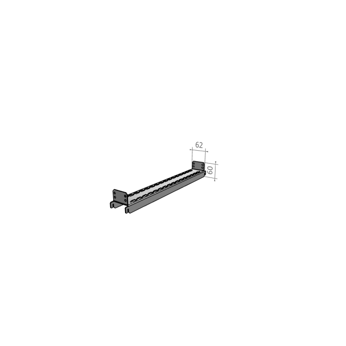 * Профіль для з'єднання цоколів г=500mm(1уп.=2шт.) nVent HOFFMAN PCP