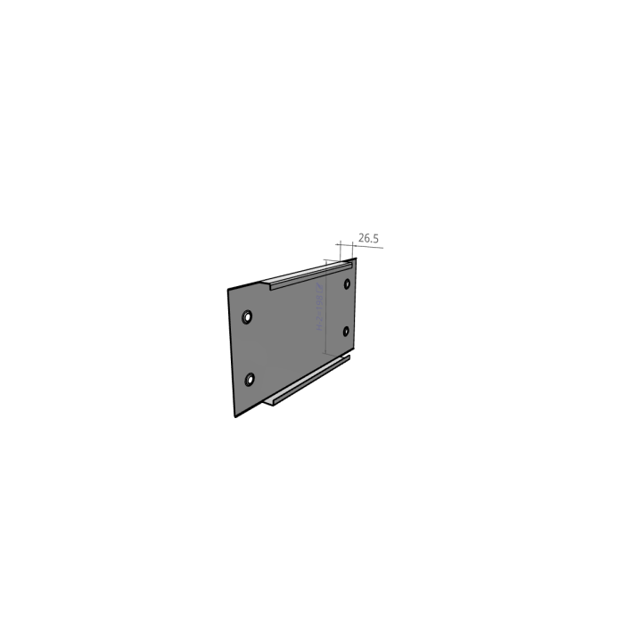Цоколь бічні частини 200×400 nVent HOFFMAN PS2