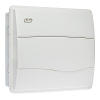 Корпус розподільчий внутр. IDE біле вікно ORO,1×12 модуля 248×283x97, IP40, з шинами N і PE