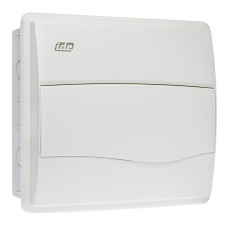 Корпус розподільчий внутр. IDE біле вікно ORO,1×12 модуля 248×283x97, IP40, з шинами N і PE