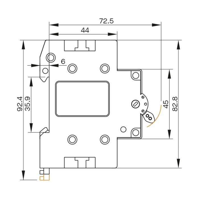 Модульний перемикач навантаження ISKRA RCO52 2P 40A