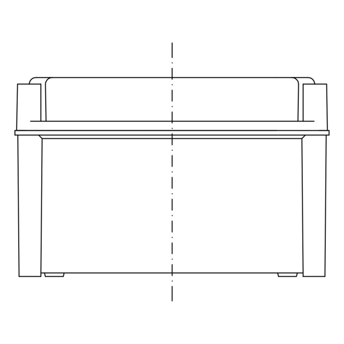 Корпус з подвійною ізоляцією (Class II) IDE, поліестер, 270×360x171mm, IP66
